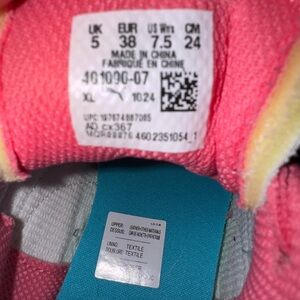 Puma Pink Athletic Shoes